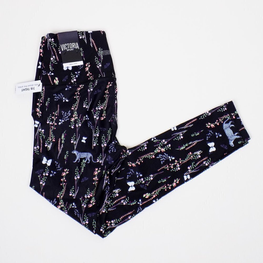 NWT Victoria's Secret boho cottagecore high waisted leggings tight flowers